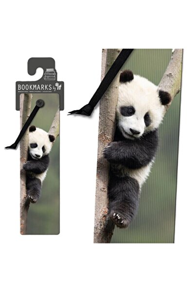 İF Semn de carte 3D Panda multicolor 8.8x19.7cm