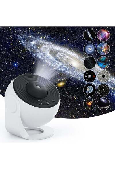 PopZa Galaxy Projector 12 in 1 Starry Sky Night Light – Constellations, Moon ...