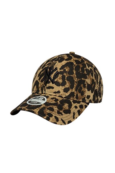 NEW ERA MLB NY YANKEES ΛΕΟΠΑΡΝΤ W 9TWENTY ΡΥΘΜΙΖΟΜΕΝΟ ΚΑΠΕΛΟ ΣΚΟΥΡΟ ΚΑΦΕ