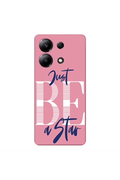 Other Xiaomi Redmi Note 13 4G Just Be a Star Pink Colored Silicone TPU Θήκη