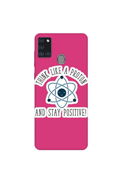 Other Samsung A21S THINK LIKE Fuchsia Colored Silicone TPU Θήκη