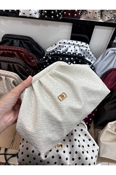 Mimoza Çanta Geantă tip clutch din piele ecologică – cu mâner și curea tip cr...