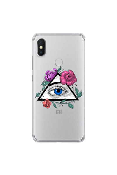 Other Xiaomi Redmi S2 Eye and flower Transparent Silicone TPU Θήκη