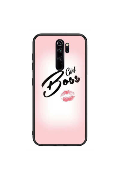 Other Xiaomi Redmi Note 8 Pro Girl boss kiss Black Glossy Θήκη