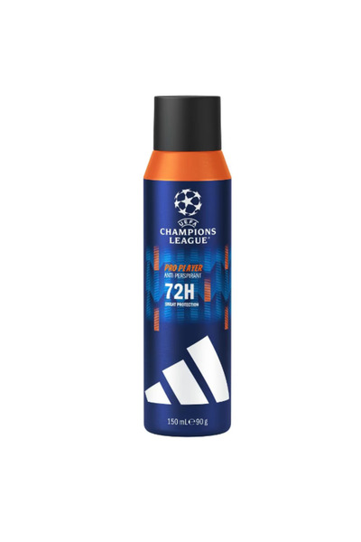 adidas UEFA Pro Player Deodorant Spray Antiperspirant pentru Bărbați 150ml