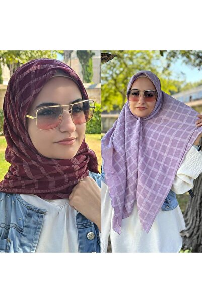 ALDAIYR Jakarli Cotton Caz Scarf 120X 120