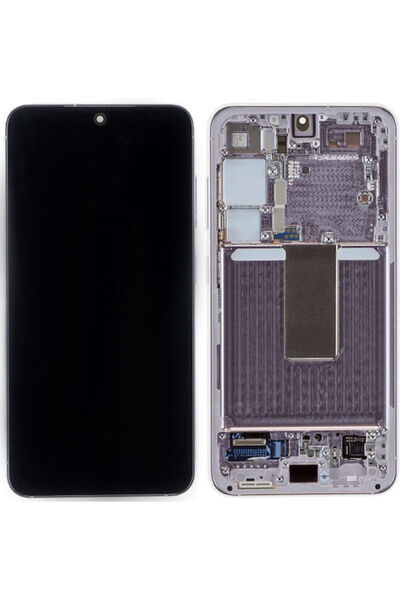 OEM Οθόνη Samsung με μηχανισμό αφής και πλαίσιο για Samsung S23 (Λεβάντα) Κωδ...