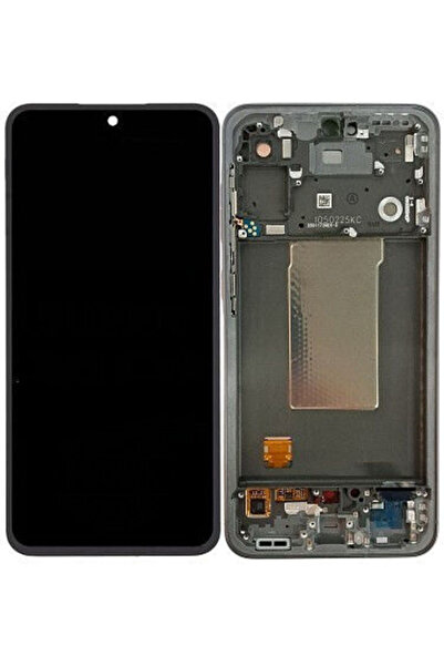 Samsung Οθόνη με μηχανισμό αφής και πλαίσιο για Galaxy A56 5g (Μαύρο) Κωδικός...
