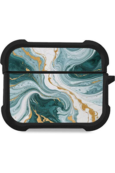 Other Θήκη Σιλικόνης Sonique Σειράς Marble σε Πράσινο Χρώμα για Apple AirPods...