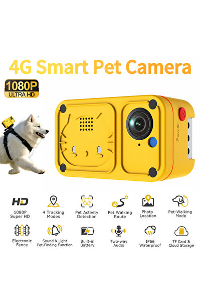 goBERA ®   4G GPS за кучета с HD камера, двупосочно аудио, гео-ограда, IP66