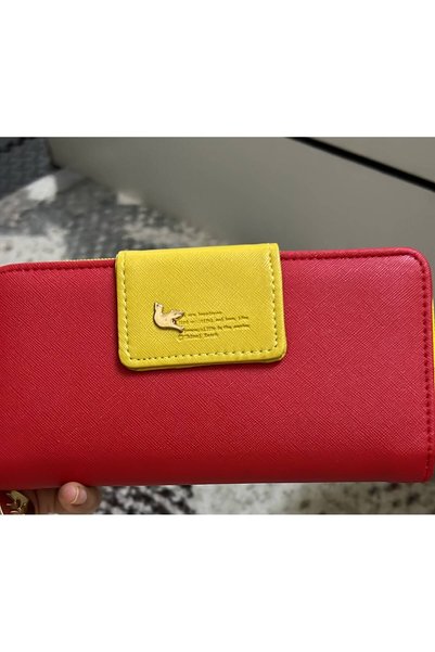 zezo Red and yellow wallet