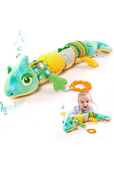 Arabest Baby Musical Stuffed Animal Toy,0-12 Months Infant Sensory Toy with R...