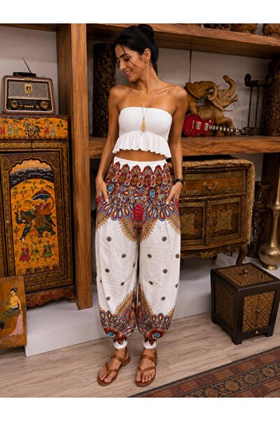 etselements Bohemian Patterned Shalwar Trousers