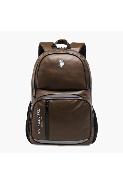 U.S. Polo Assn. US POLO ASSN. Logo Detail 18-inch Backpack with Adjustable Sh...