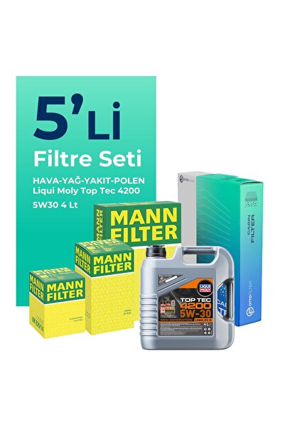 Mann-Filter Opel Astra J 1.3 Dizel Filtre Bakım Seti Liqui Moly Motor Yağlı (...
