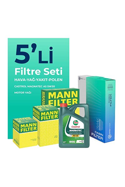 Mann-Filter Ford C-MAX 1.6 Dizel Filtre Bakım Seti CAST ROL Motor Yağlı (2011...