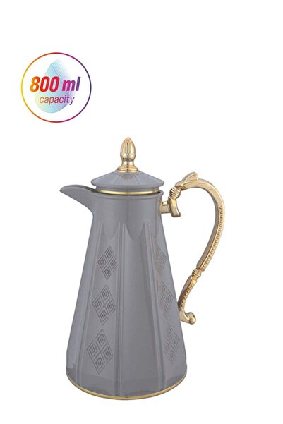 Gazella Plastic Tea & Coffee Flask 800 Milliliter Grey