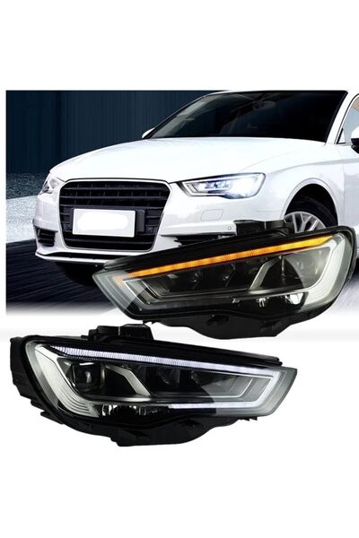 X POWER TUNİNG AUDİ A3 2014-2015-2016 8V SEDAN H.B FULL LED MATRİX ÖN FAR