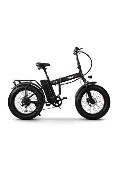 RKS Nitro Pro 250 W Kalın Teker Katlanabilir Elektrikli Bisiklet Siyah