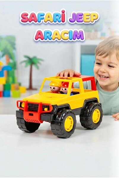Tıfıl Toys سيارة سفاري جيب للطرق الوعرة، سيارة سفاري تعليمية مع شخصية جيب صفر...