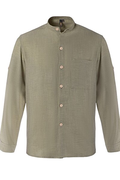axon Πουκάμισο CAYMAN Olive green 3XL