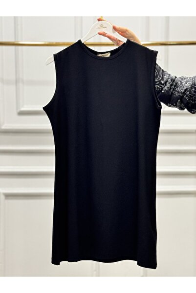 EFRAZE 407 Sleeveless Crew Neck Undershirt Black