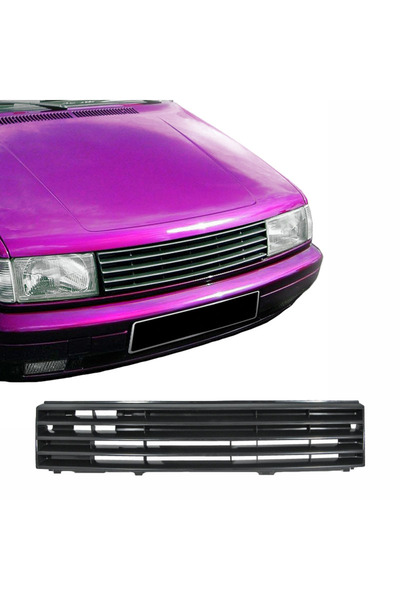 VW Μάσκα για Polo 86C 90-94 Χωρίς Έμβλημα Μαύρο 1 Τεμάχιο (CAR0022649)