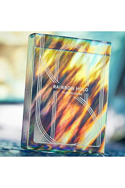OyuncaklarÜlkesi TCC Rainbow Holo Holographic Premium Oyun Kağıdı iskambil Ka...