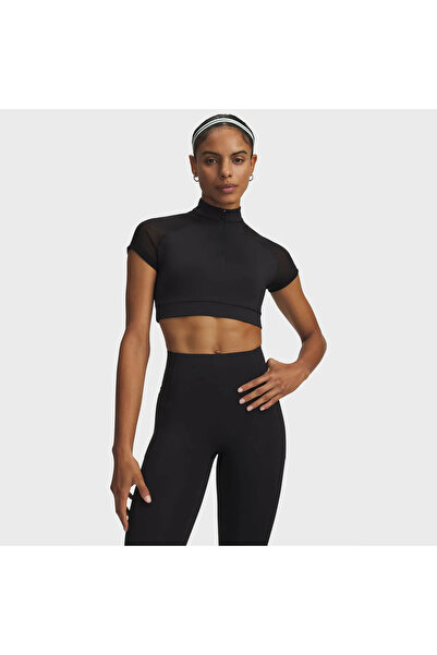 Under Armour Γυναικείο μπλουζάκι Vanish Elite Crop με μαύρο γιακά πόλο