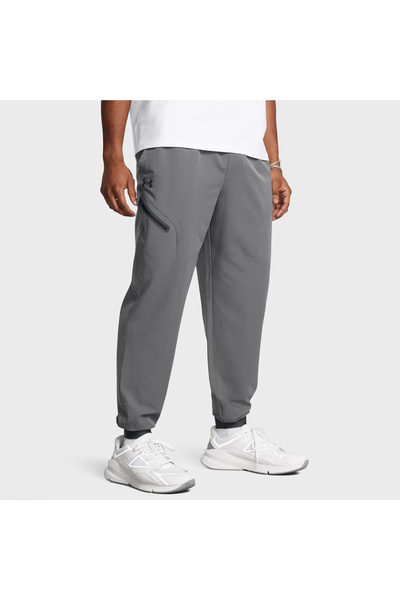 Under Armour Unstoppable Joggers Men's Gray Polo Collar T-Shirt