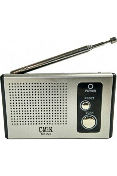 OEM CMiK MK-229 Μίνι Ραδιόφωνο Μπαταρίας Ασημί