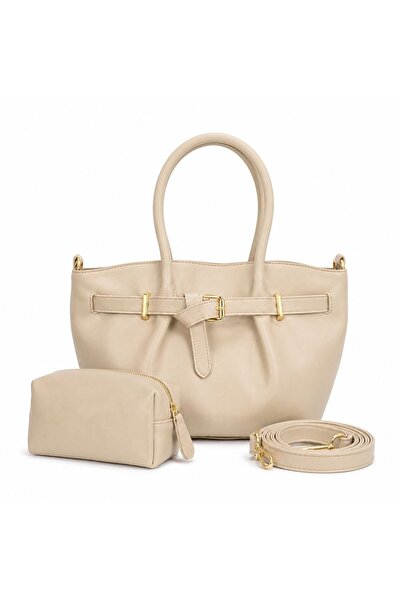 ÇANTAM GELSİN 2-Piece Hand and Shoulder Bag with Puppy Bag