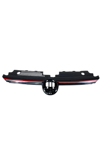 OEM Μάσκα χωρίς σήμα για Vw Golf 8 - Σχέδιο GTI με κόκκινες μάσκες