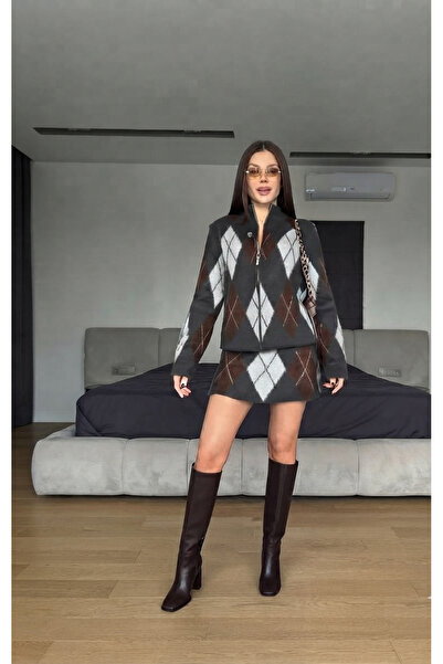 LocaMz Suit Tricotage Jacket Skirt Tricotage