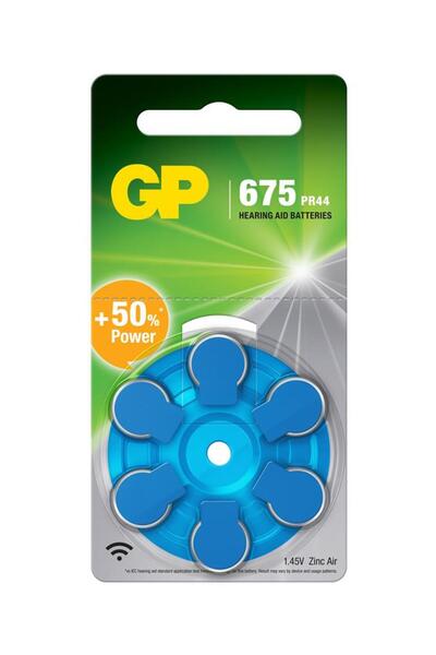 Universal بطارية سماعة الرأس GP ZA675 1.4 فولت 1.4 فولت 6 عبوات
