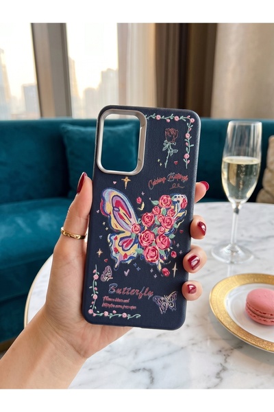 Hatreds Redmi Note 11 Pro / Redmi Note 12 Pro 4G Deri Dokulu Desenli Kamera K...