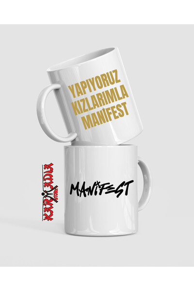 Karmadia Store Manifest - Yapıyoruz Kızlarımla Manifest Kupa/Bardak