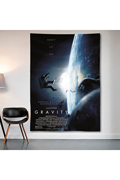 Geek Cultcha Gravity Wall Covering Wall Tapestry First Quality Satin Fabric P...