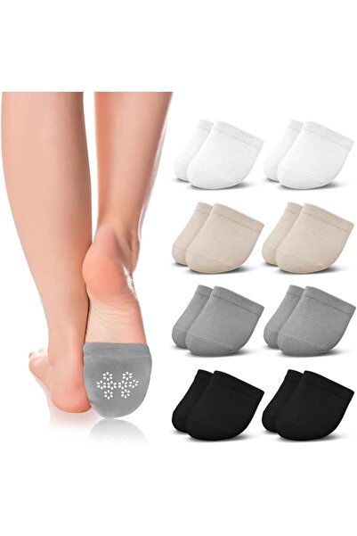 Arabest 8 Pairs Toe Topper Socks,No Show Liner Half Socks for Women,Seamless ...