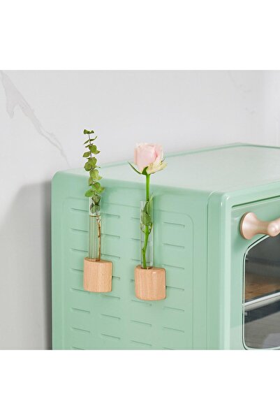 Arabest Wall Planter,2 Pack Wooden Glass Magnetic Mini Vase,Plant Propagation...