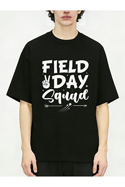 212ZTD Squad Field Day Celebration Men Cotton T-shirts Round Neck Short Sleev...