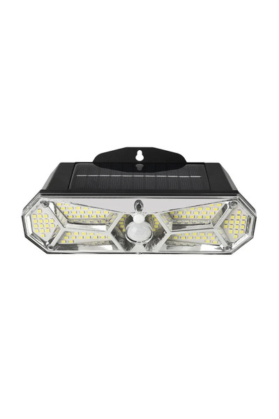 YBOSHOP Lampa solara LED SMD 126, senzor miscare, 3 moduri, IP65, alb rece