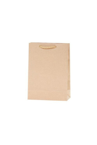 OEM Punga de hartie kraft Rozette, 16x16x8 cm, 90 g, medie, cu manere, multic...