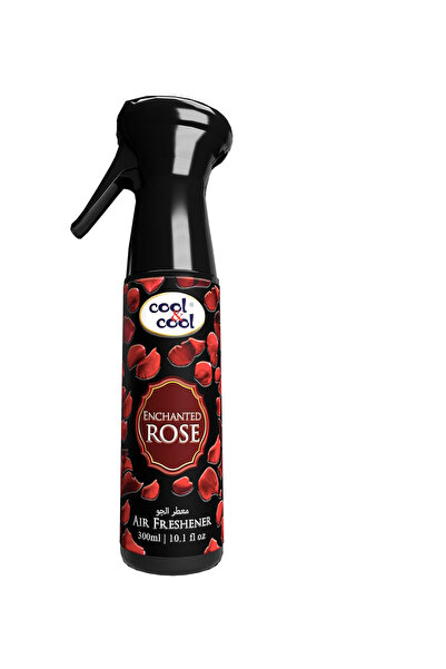 COOL & COOL Air Freshener Enchanted Rose 300 ML - Long-Lasting, Safe, Non-Tox...