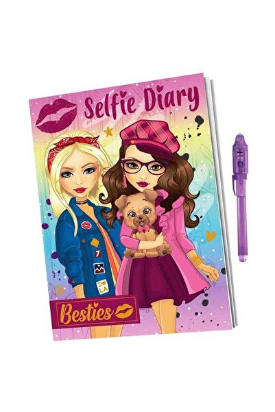 GRAFİX Besties Selfie Diary 21x15 cm, 50 sheets with Magic Pen GR140009