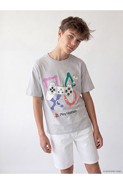 LC Waikiki Tricou imprimat PlayStation pentru băieți