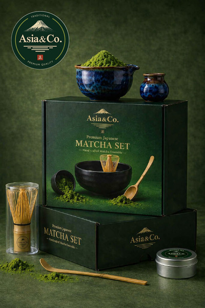 Asia&Co. Asia&Co Matcha Set-Premium Matcha with 25 Gr
