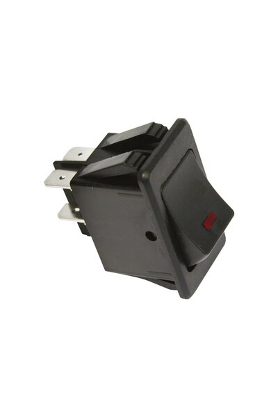 Carpoint Intrerupator auto 12V 35A cu led rosu, tip rocker on/off, 4 papuci e...