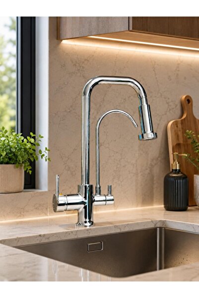 Vilas Storm Aquanova Water Purification 3-Outlet Kitchen Sink Faucet
