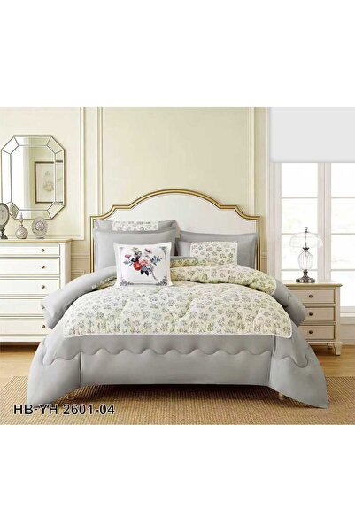 BIET ALMAFROSHAT 8-Piece Quilted Bedspread Set with a Quilted Bed Runner